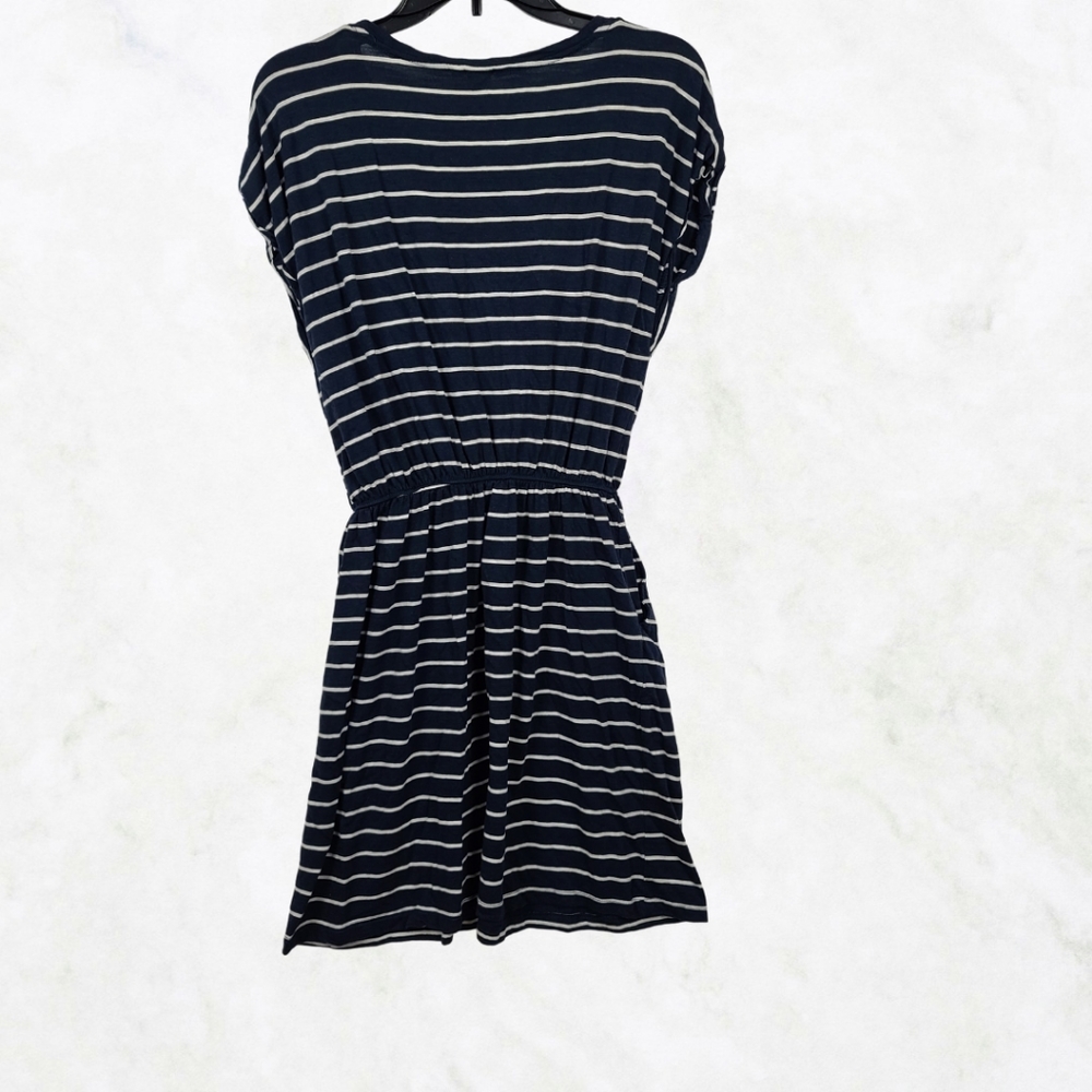 🎉B.O.G.O | H&M Striped Summer Dress | Blue | Med | EUC - Picture 2 of 3